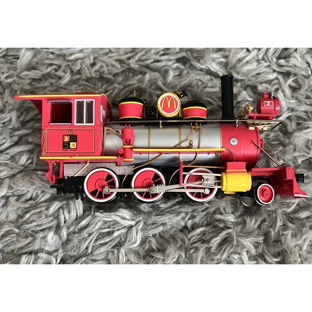 VTG Bachman Hawthorne Village Mcdonalds 50th Anniversary Train Set*Untested READ